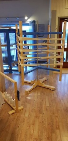 Renningsflette 240 tråder 20,5 m lang bomull 12/6 ubleket