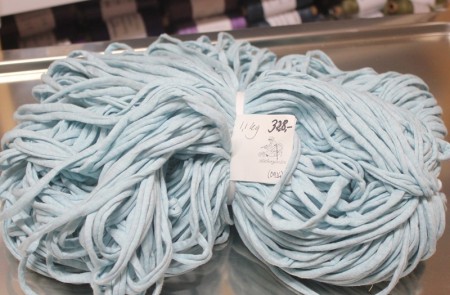 Trikåtrase bunt batikk, turkis