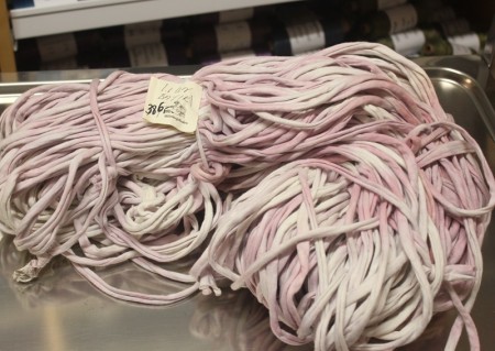 Trikåtrase bunt batikk, rosa